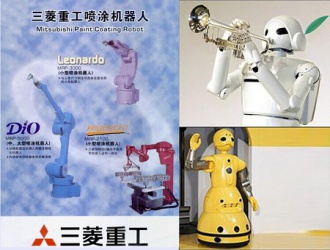 三菱噴涂機(jī)器人春節(jié)不打烊，海藍(lán)機(jī)電道一聲：新春快樂！